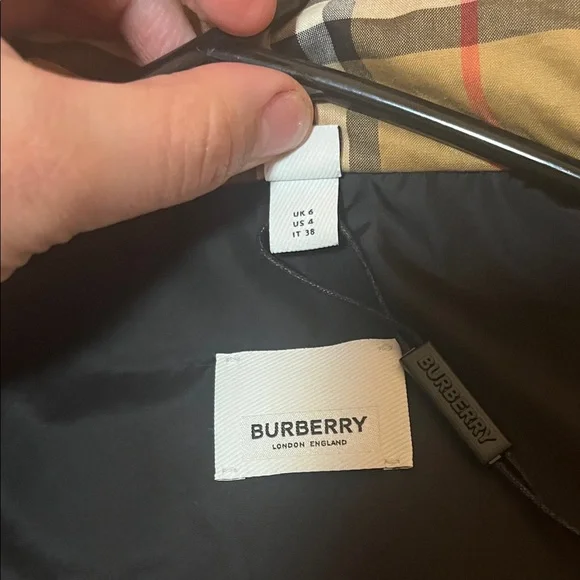Burberry London Hartlebury Rubberized Coated Rain US 6 - Picture 11 of 11